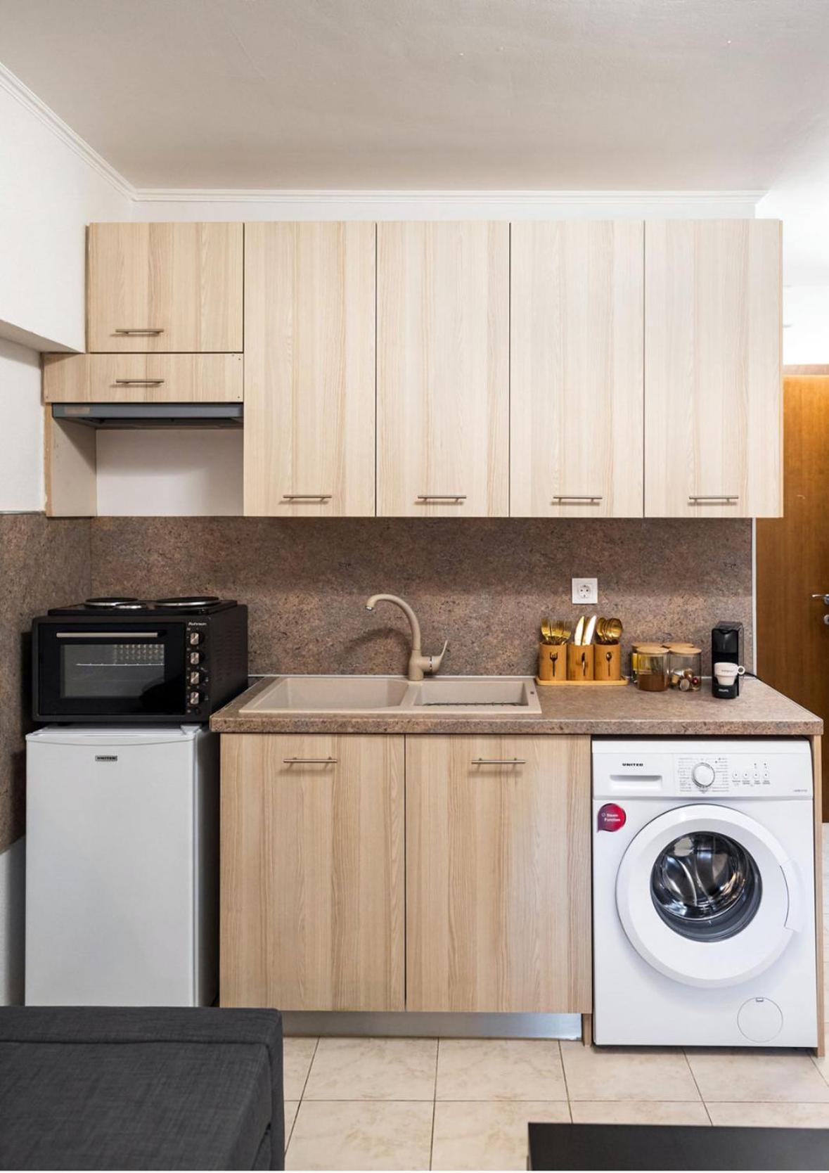 Bk Apartment Semi-Basement Néa Khilí Zewnętrze zdjęcie